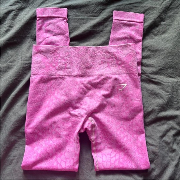 Gymshark Adapt X Whitney Pink Animal Seamless Leggings - Picture 4 of 6